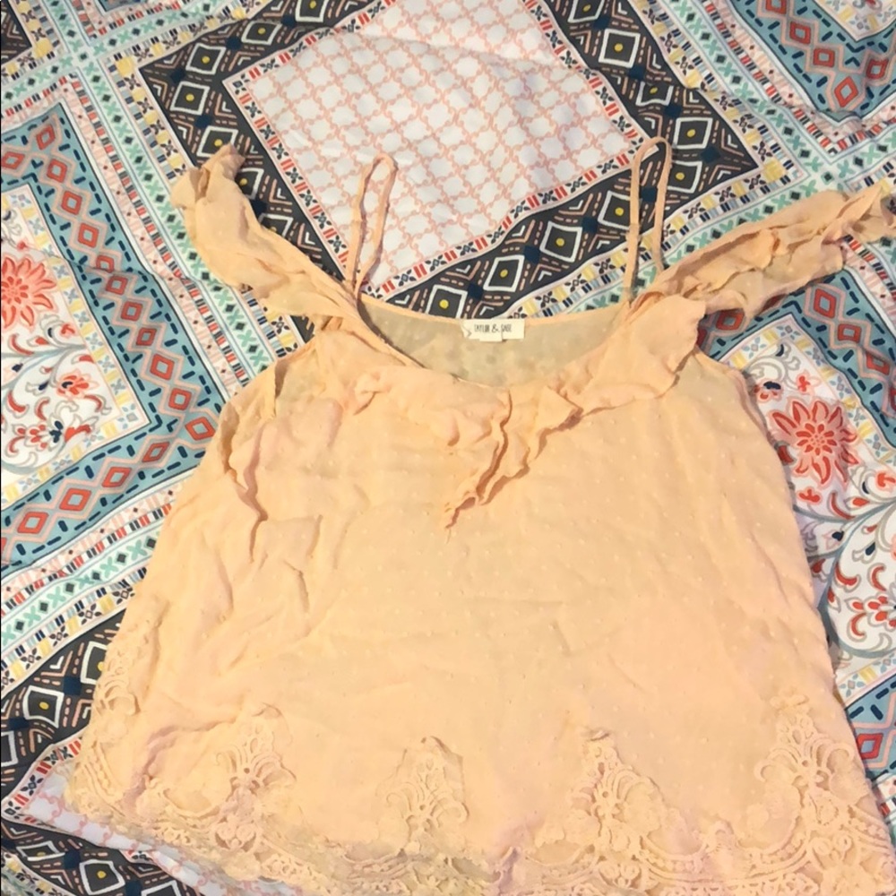 Peach tank top